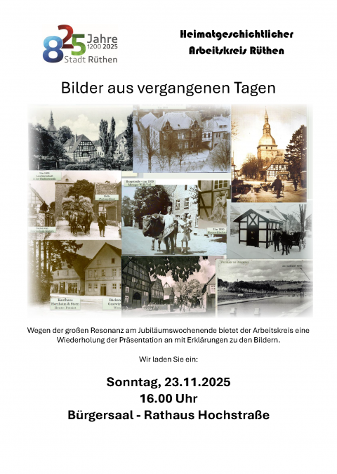 Bilder aus vergangenen Tagen